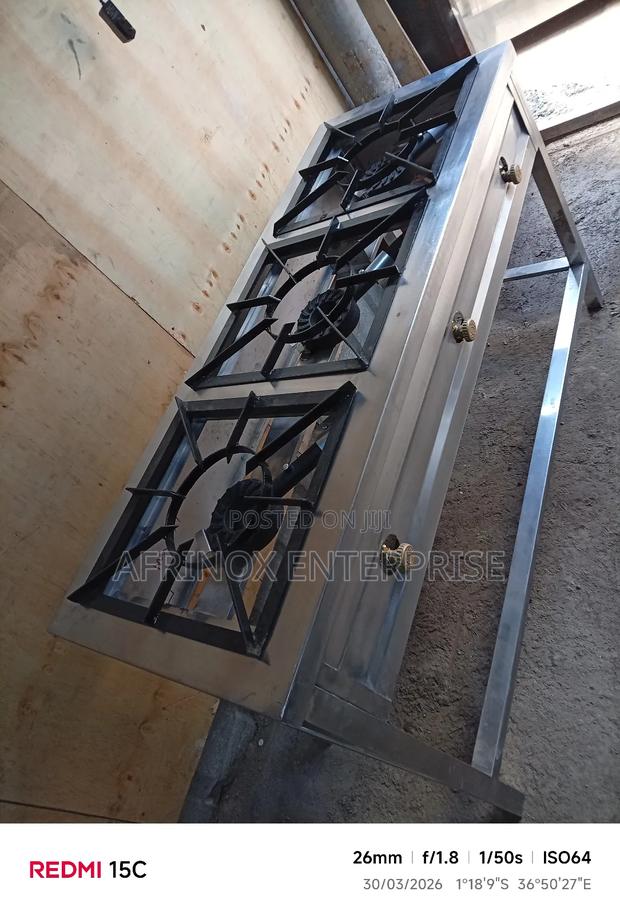 Fast Cooking Jiko, Three Burner - main view