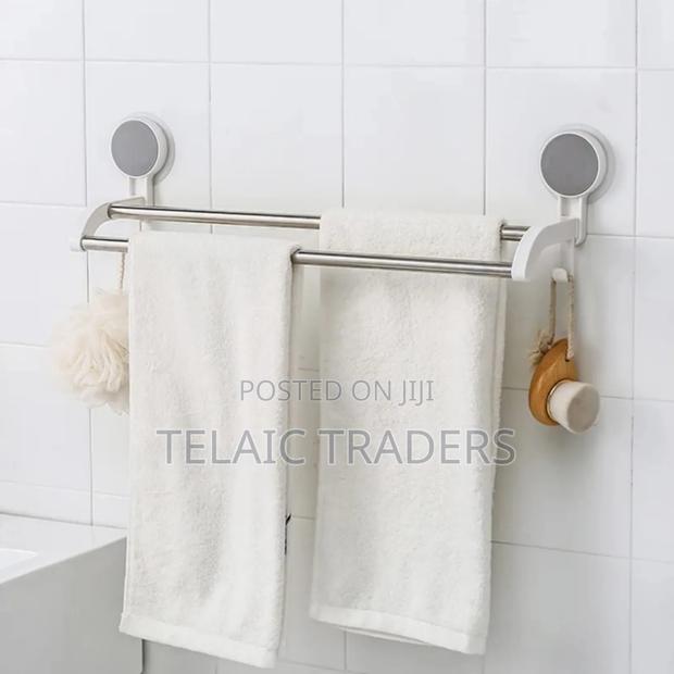 Double Self-Adhesive Towel Rack