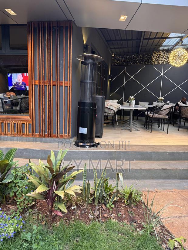 Cylindrical Gas Heater - main view