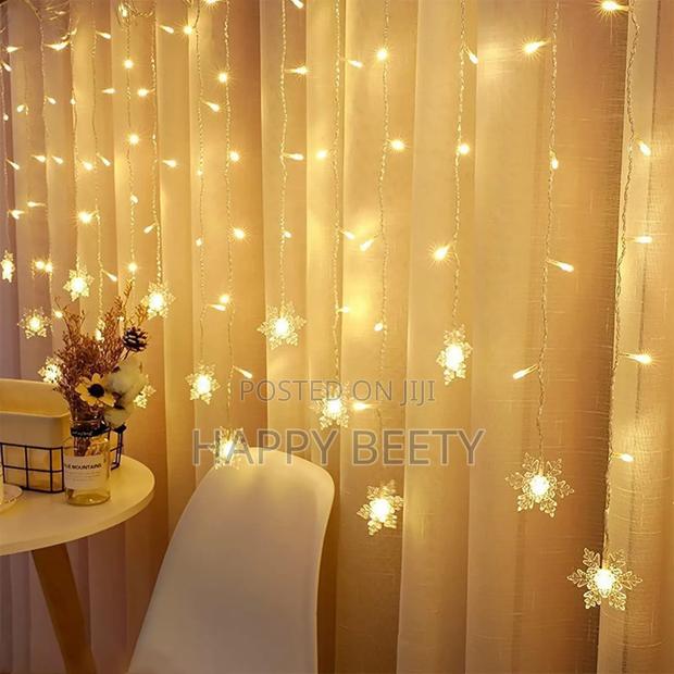 Bright Coloured Curtain Lights