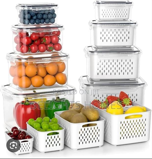 4pc Fridge Storage Containers-Meg - main view