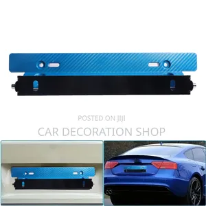 Carbon Blue Styling Rear /Front Number Plate Plate Holder