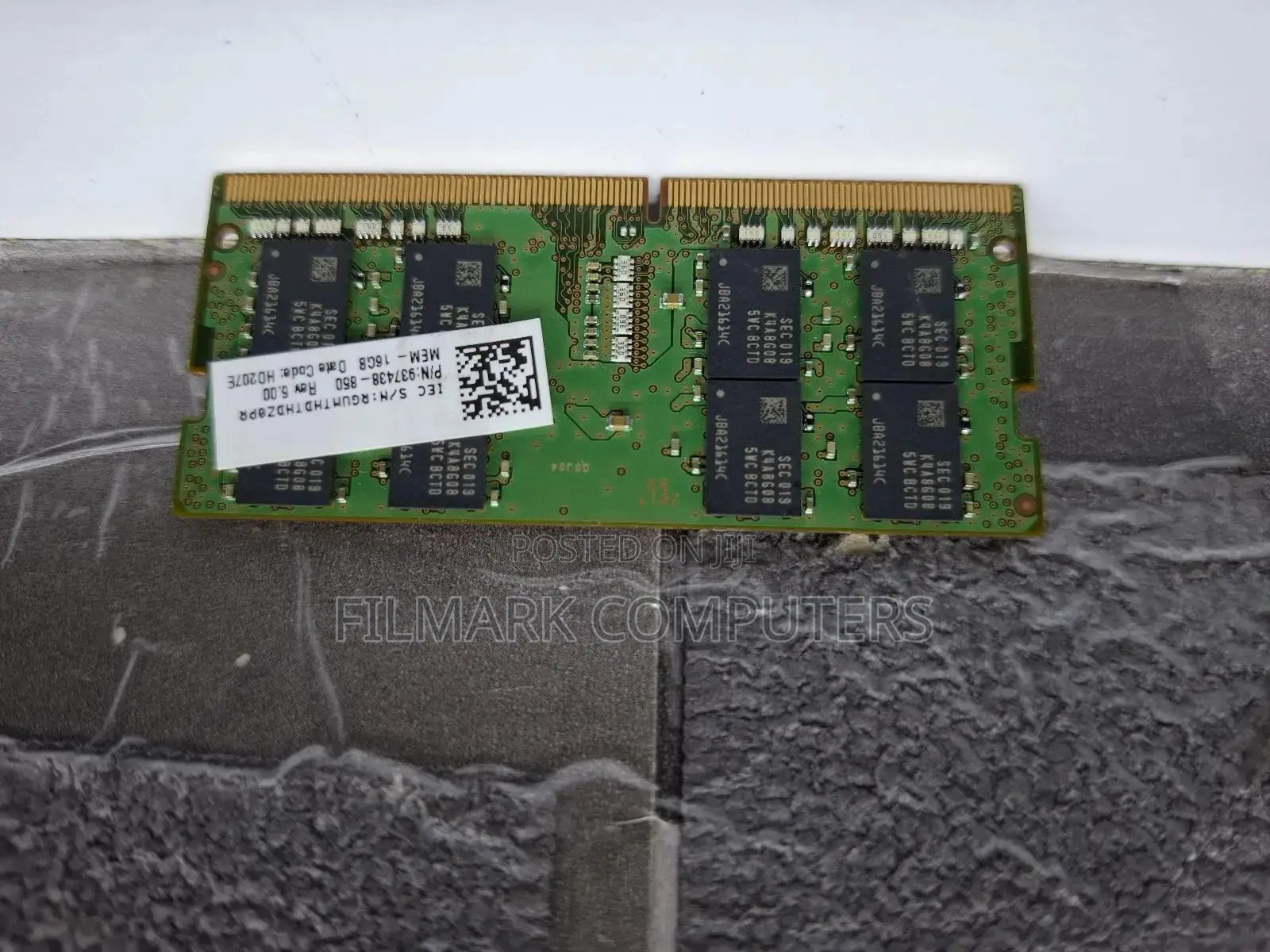 Samsung 16gb 2rx8 Pc4-2666v-Se1-11 Laptop Ram Ddr4