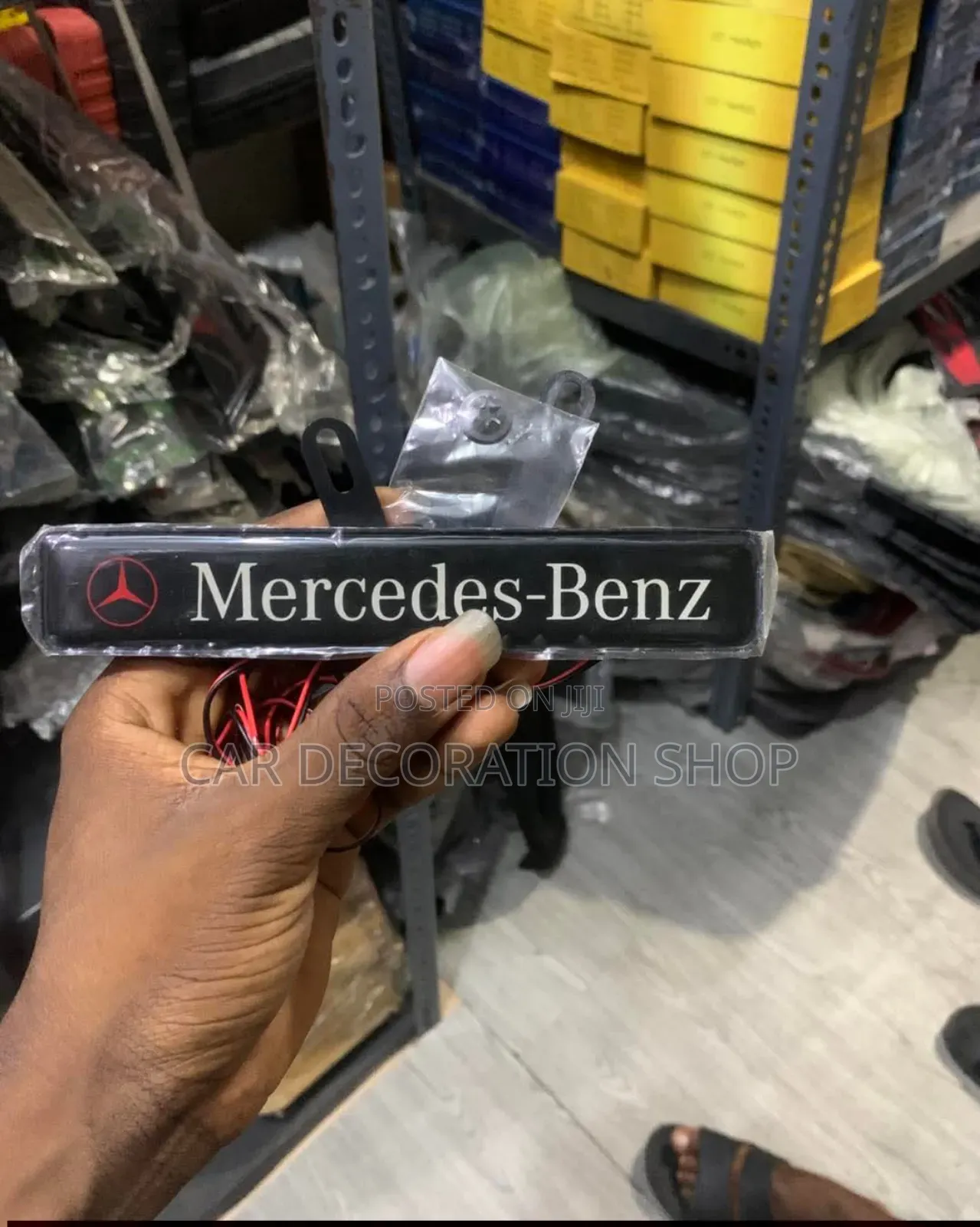 Mercedes Grill Bumper Led Light Badge