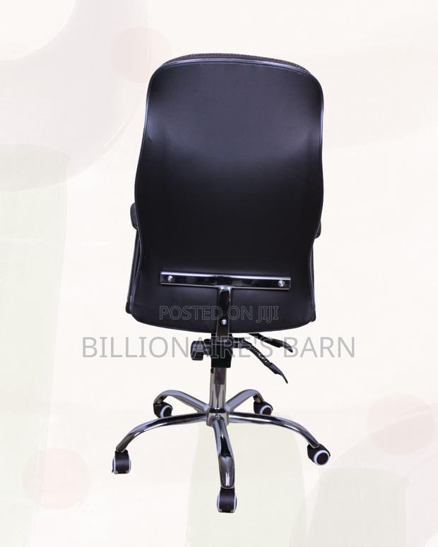 Executive Leather Office Chair High Back Padded Armrests Workspace - thumbnail 4
