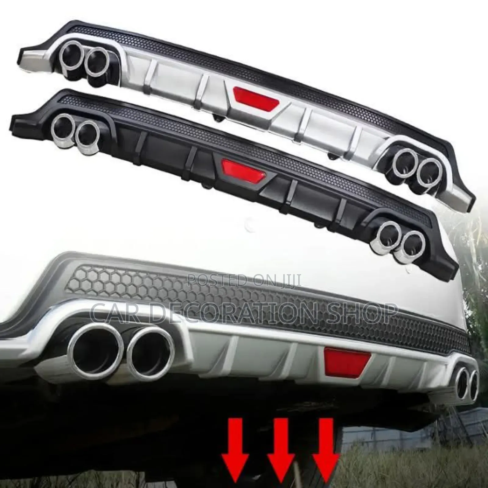 Universal Rear Bumper Diffuser Body Kit