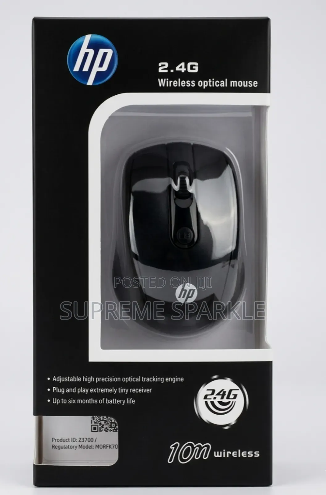 Original Hp Z3700 Wireless Mouse - 2.4g Optical, 16-Month Battery Life