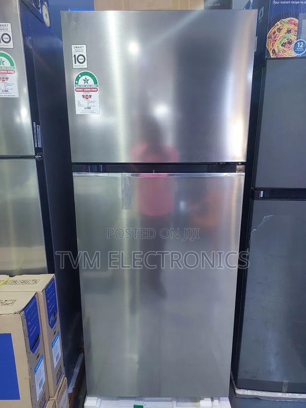 Lg Gn-B472plmb Top Freezer Fridge, 375l - Smart Inverter Compressor