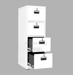Office Cabinet :- 4 Drawer Locking Office File Organizer