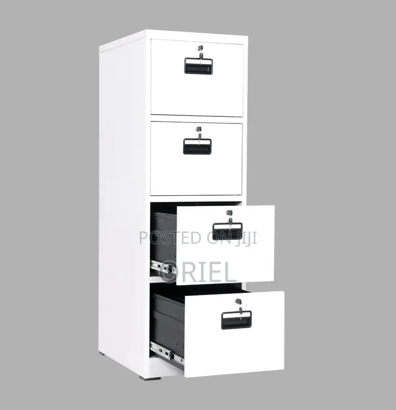 Office Cabinet :- 4 Drawer Locking Office File Organizer