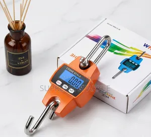 300kg Digital Mini Crane Scale - Portable Hanging Weighing Scale