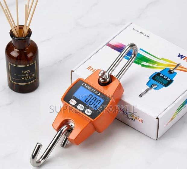 300kg Digital Mini Crane Scale - Portable Hanging Weighing Scale