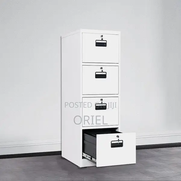 Office Cabinet :- 4 Drawer Locking Office File Organizer