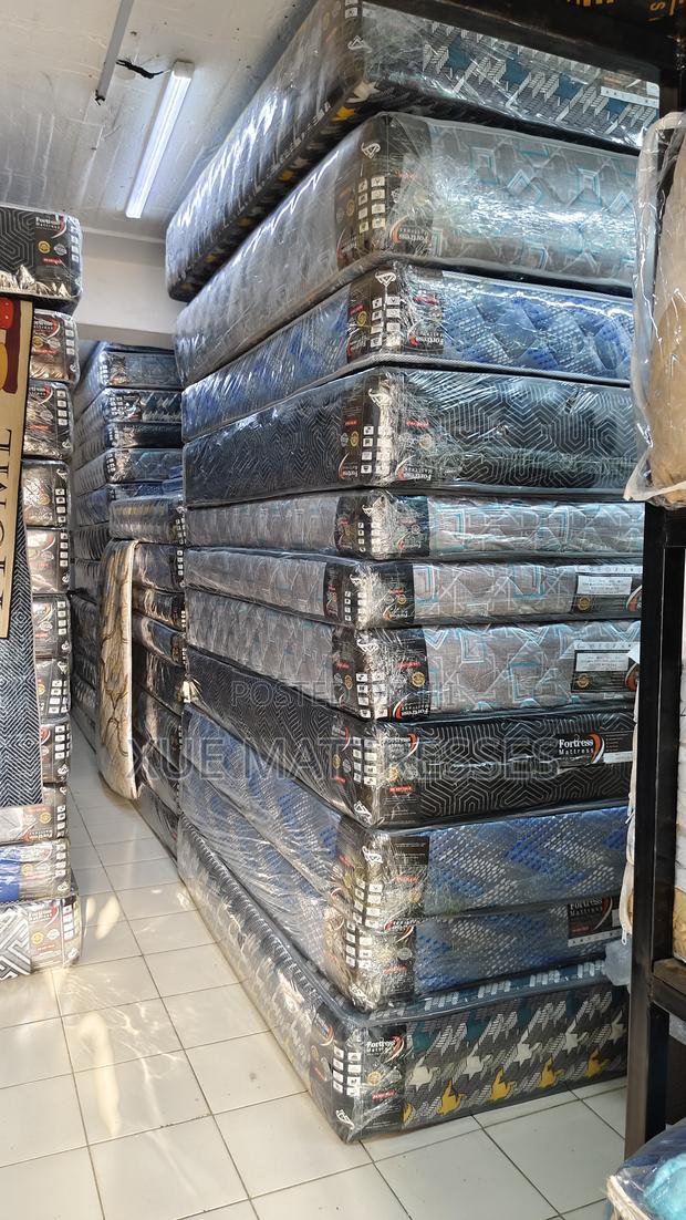 5x6ftx16in Fortress Premium Quilted Fibre Mattress + 2 Free Pillows