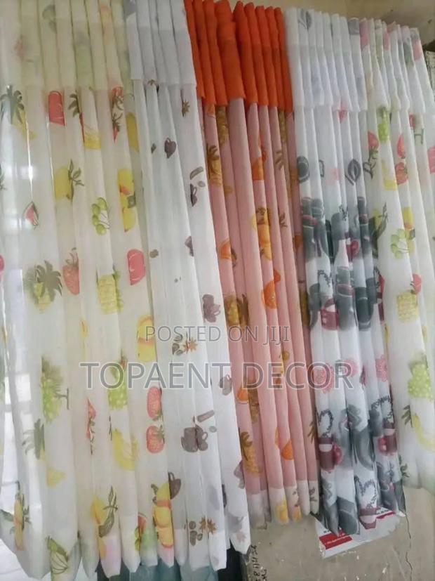 Fruit Themed Kitchen Themed Window Sheers