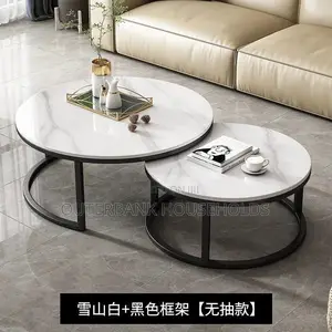 Big Size Pure Marble Nesting Table