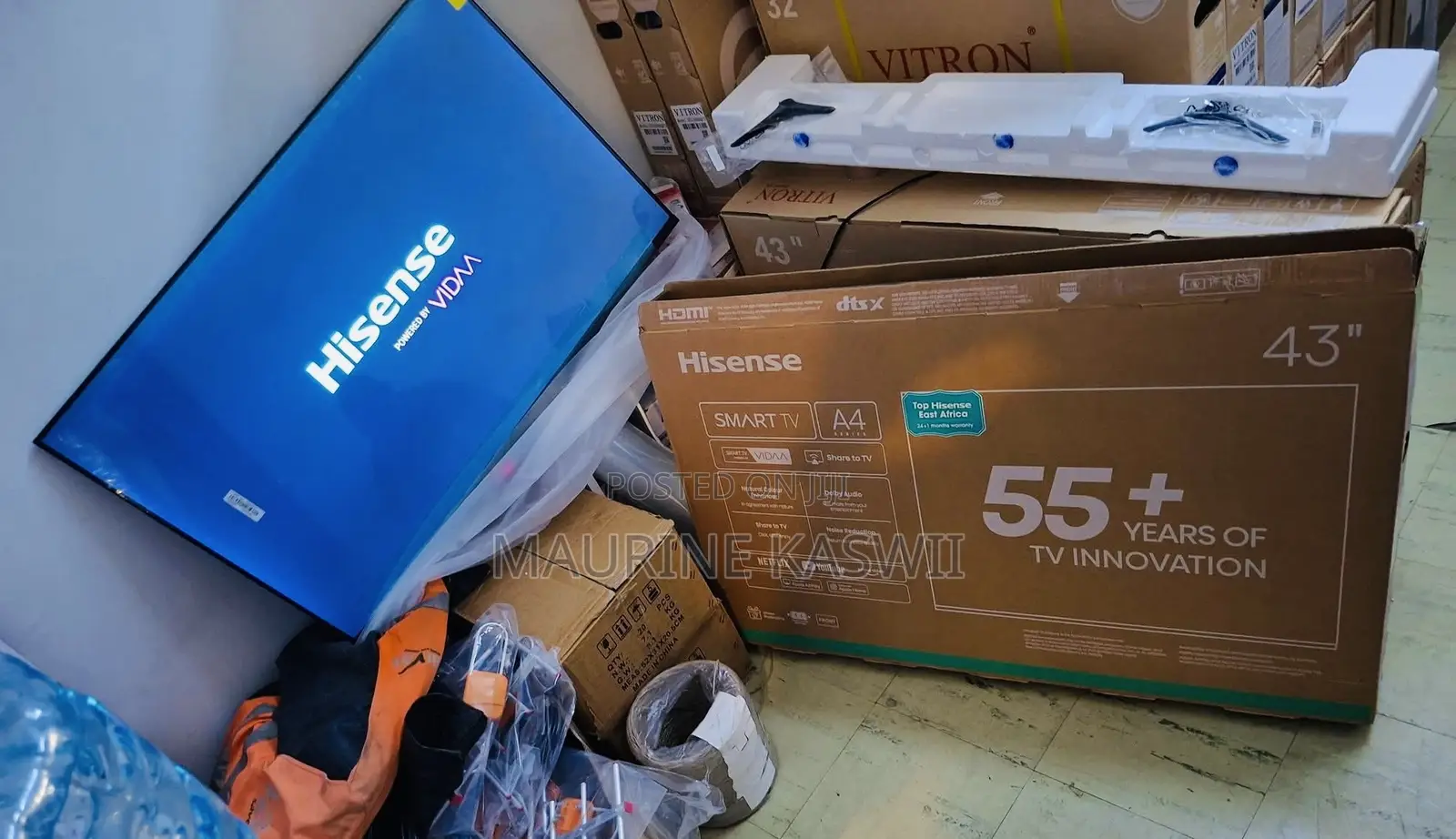 Hisense 43”A4qken Smart Frameless Tv -1080