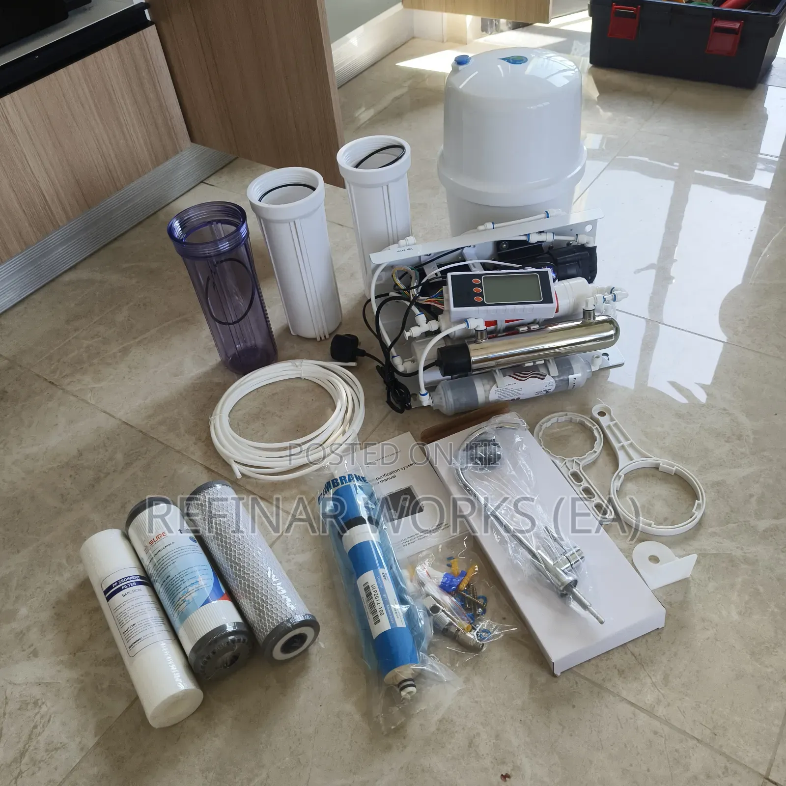 Rongai Homes – Clean Borehole Water at Home | Under Sink Ro + Uv