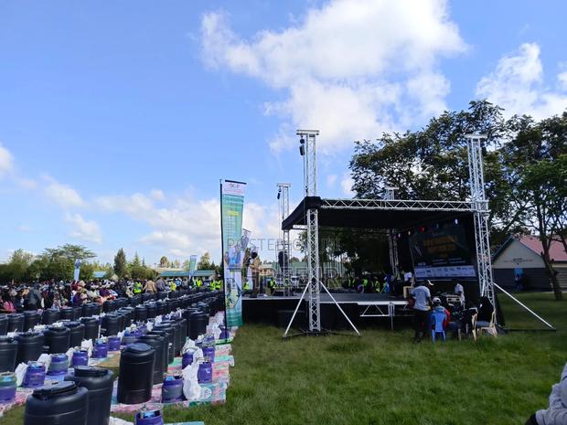 Canopy Stage Available for Hire Nicely Set for Your Event