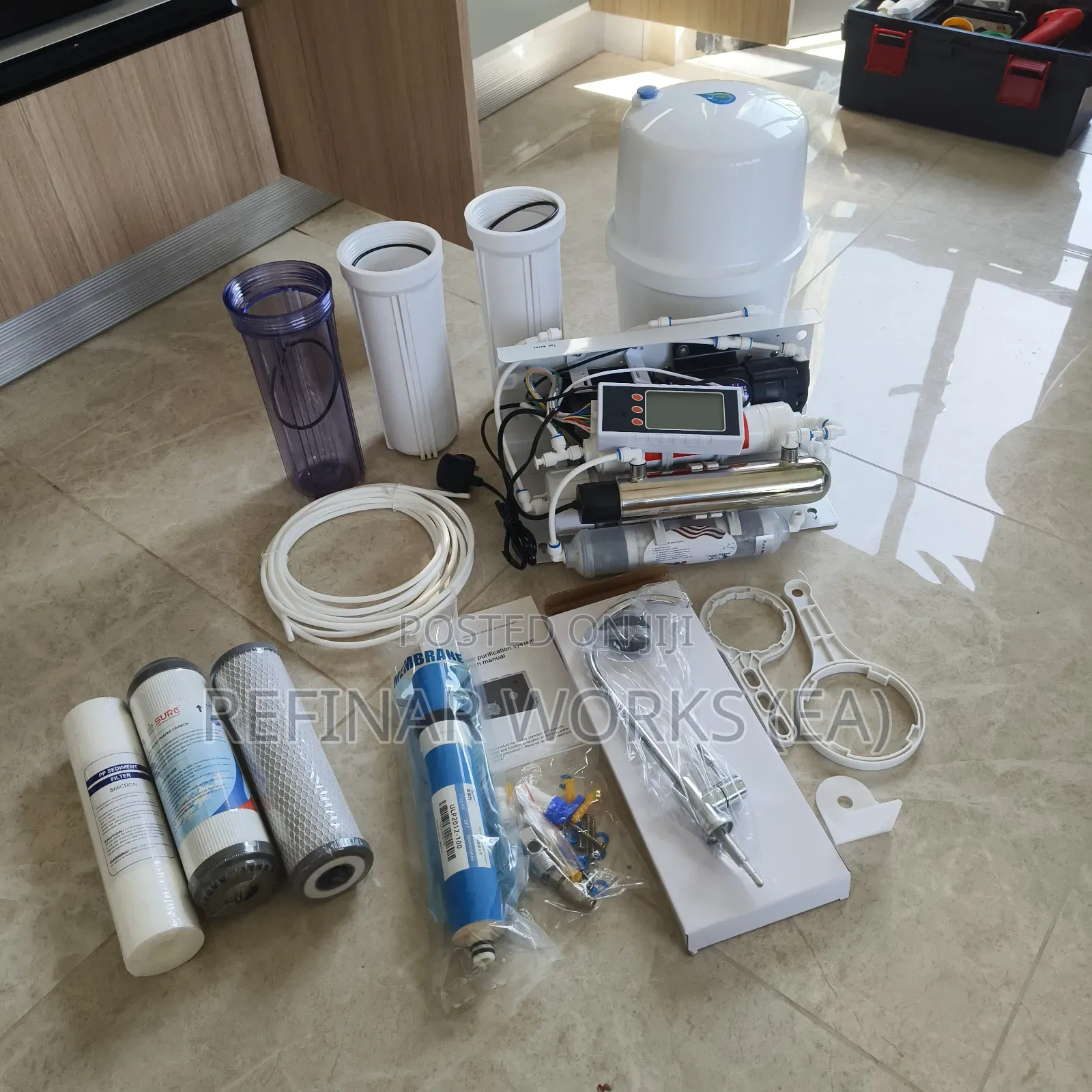 Kitengela Homes Affordable Clean Water Solution | Under Sink Purifier