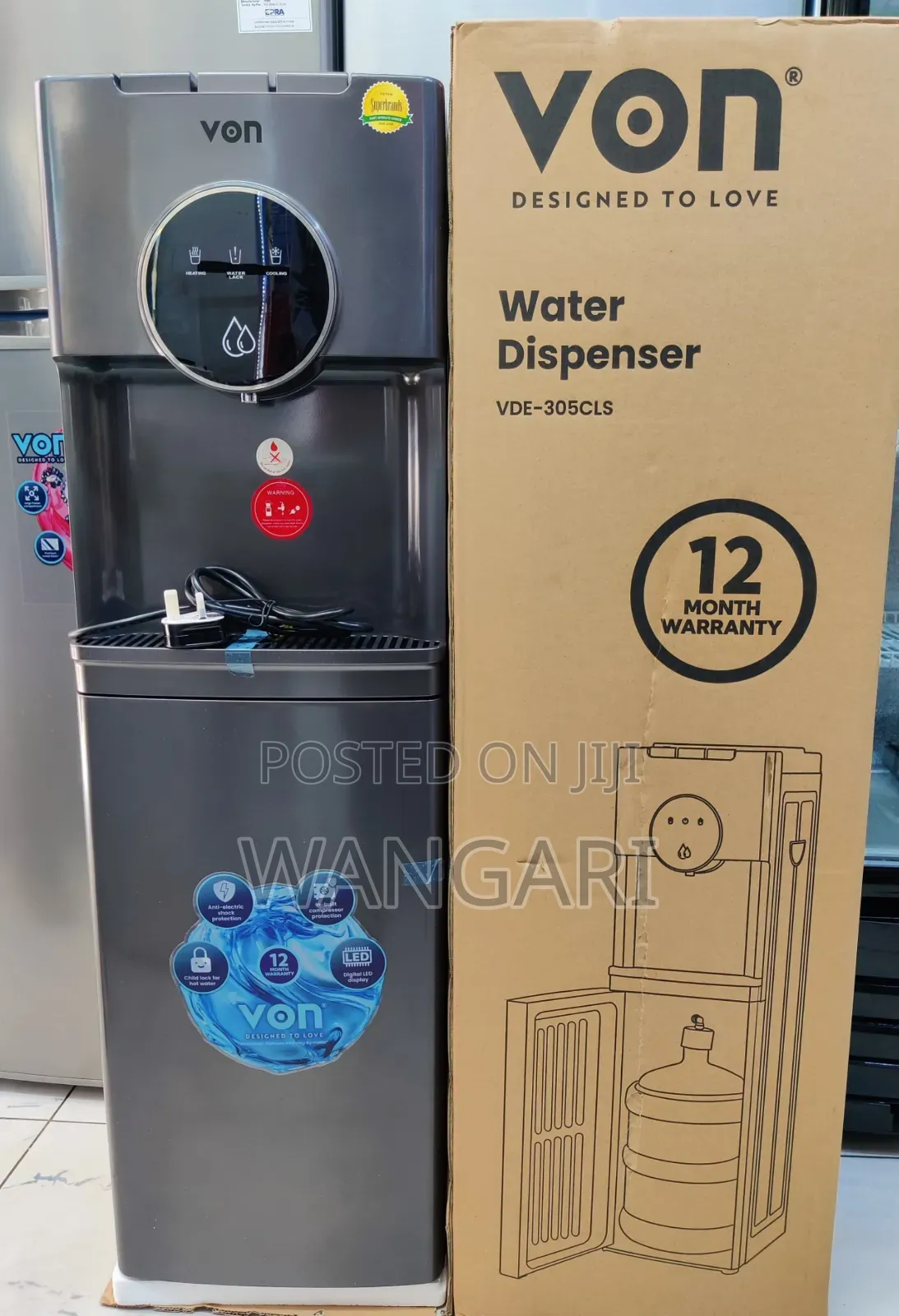 Von Bottom Load Water Dispenser