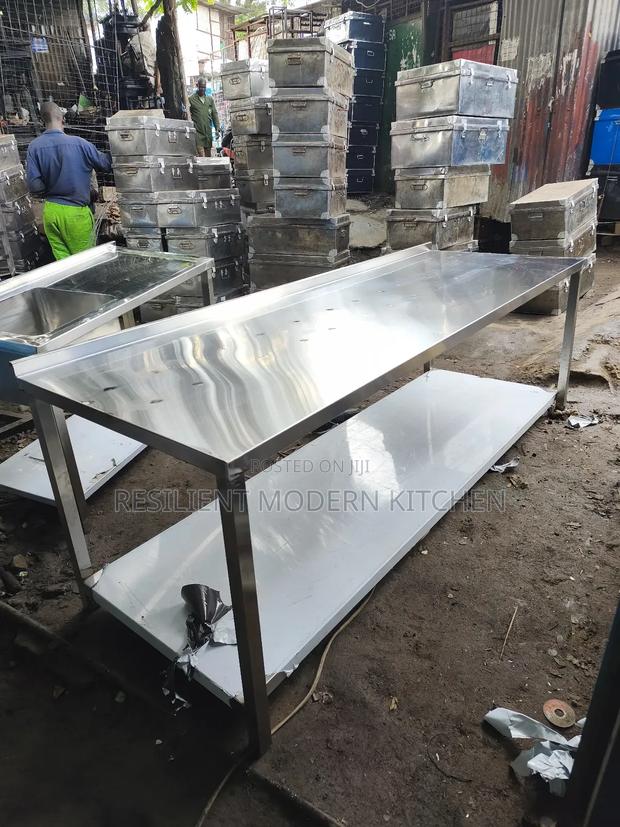 Stainless Steel 7ft X 3ft Table ( Bakery) - main view