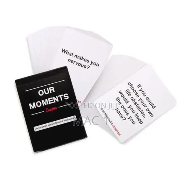 Our Moments: Couples Conversation Starter Card Game