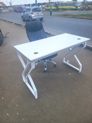 White Office Desk