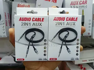 J-036 2-in-1 Type-C to 3.5mm Aux Audio Cable.
