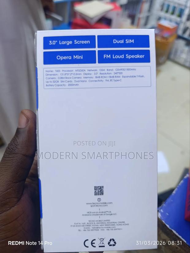 New Tecno T455 Black - thumbnail 2