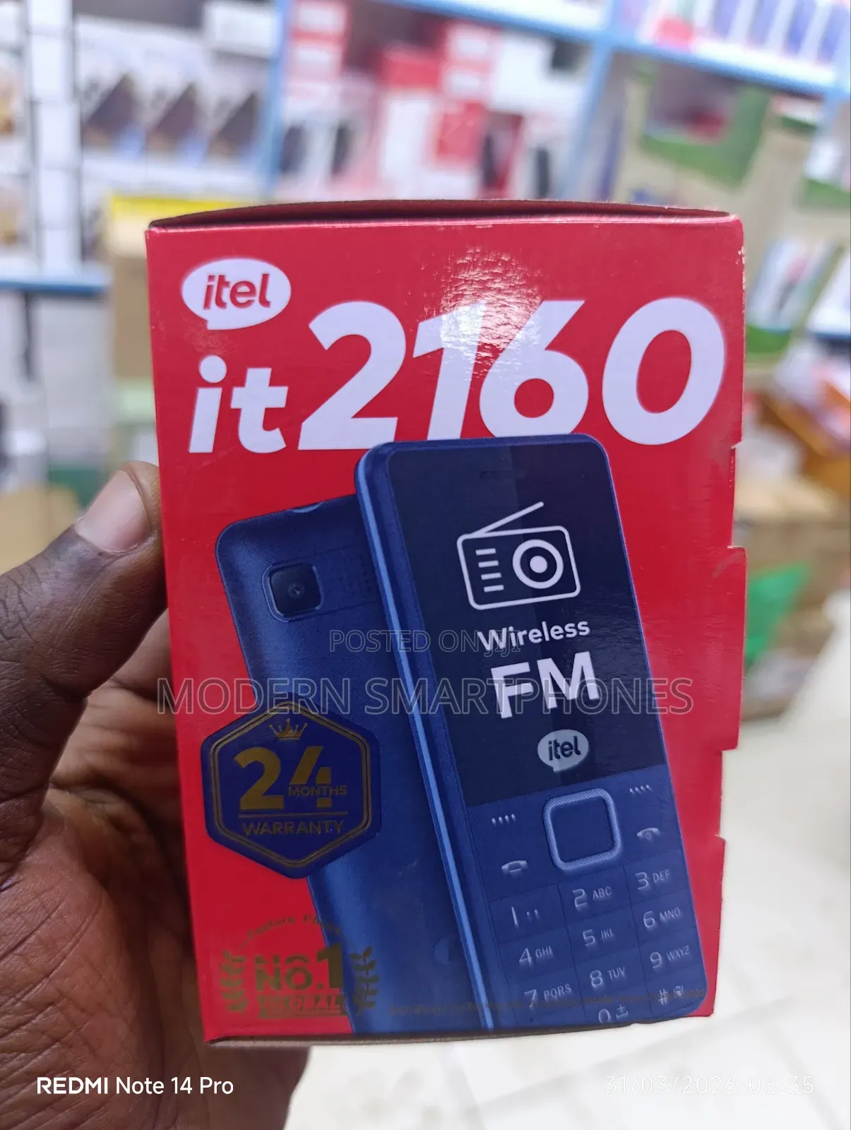 New Itel it2160 Black