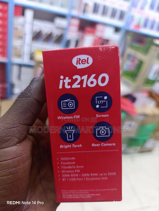 New Itel it2160 Black - thumbnail 2