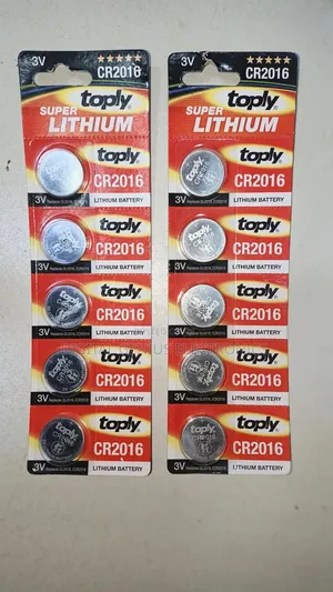 Cr2016 3v Lithium Battery (5pcs)