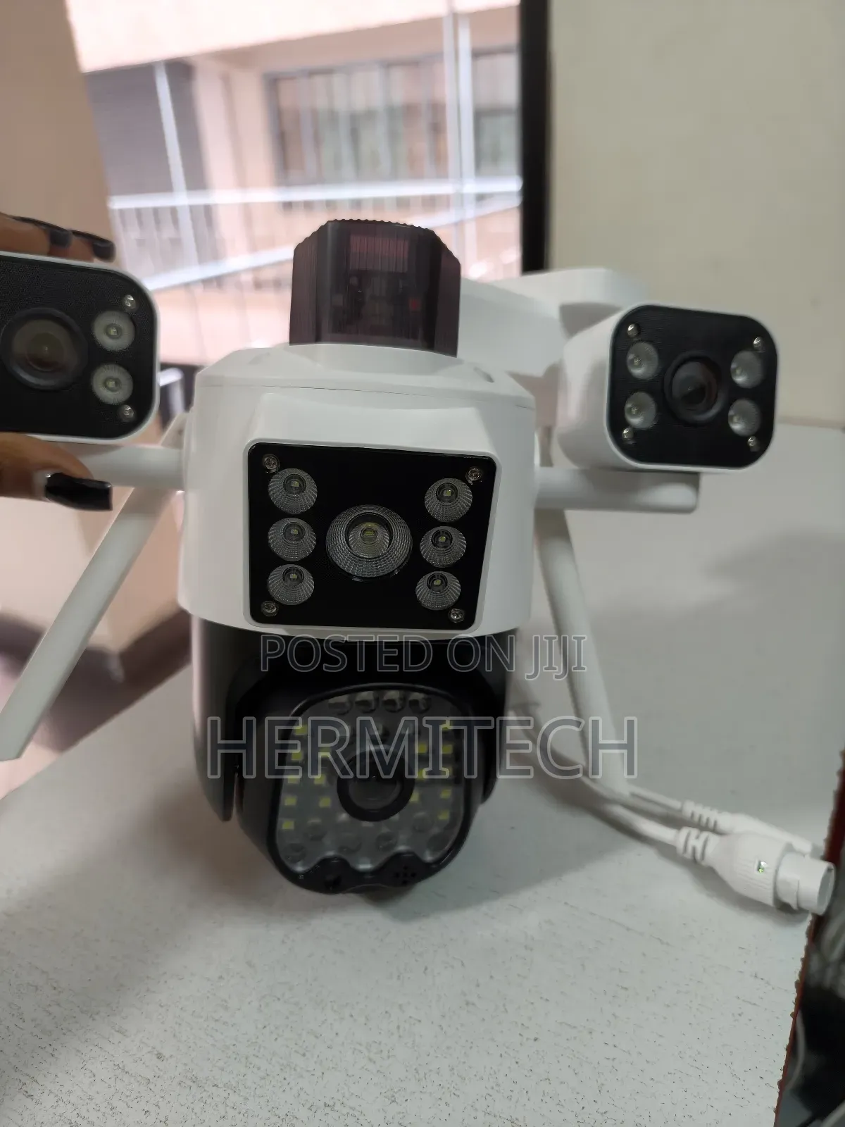 PTZ Speed CCTV Triple Lens 4g Electric Ethernet Cable