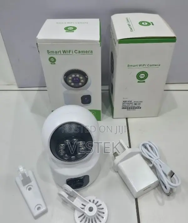 V380 Dual Lens Wifi PTZ Camera Smart Net Baby Monitor With Sd Slot