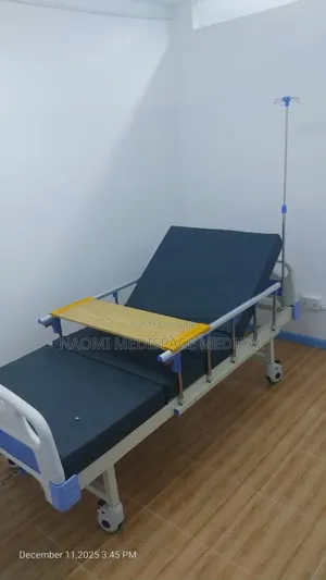 High Quality Hospital Beds Complete With Mackintosh And A Drip Stand