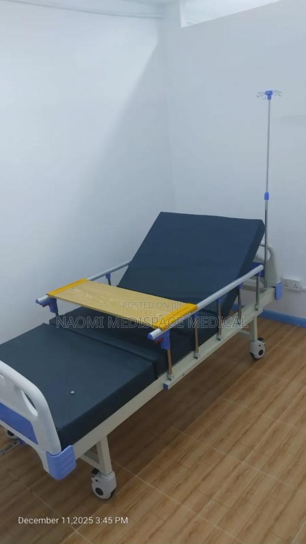 High Quality Hospital Beds Complete With Mackintosh And A Drip Stand