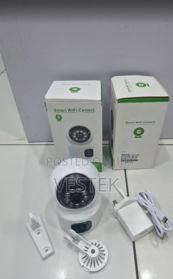 Quality 4mp V380 Dual Lens Baby Monitor Indoor Nanny Camera