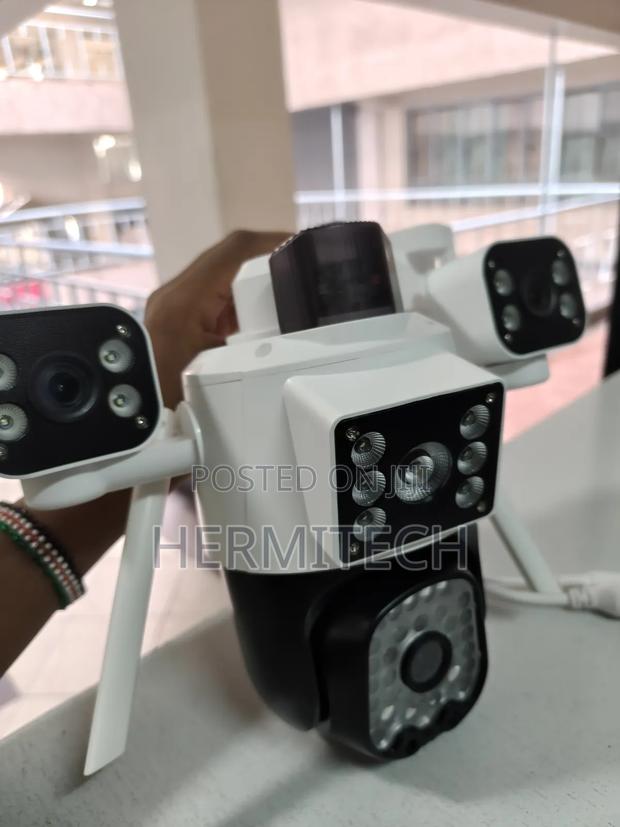 Fits Any Surveillance Need, Triple Lens 3 Screen 4g Electric Model - main view