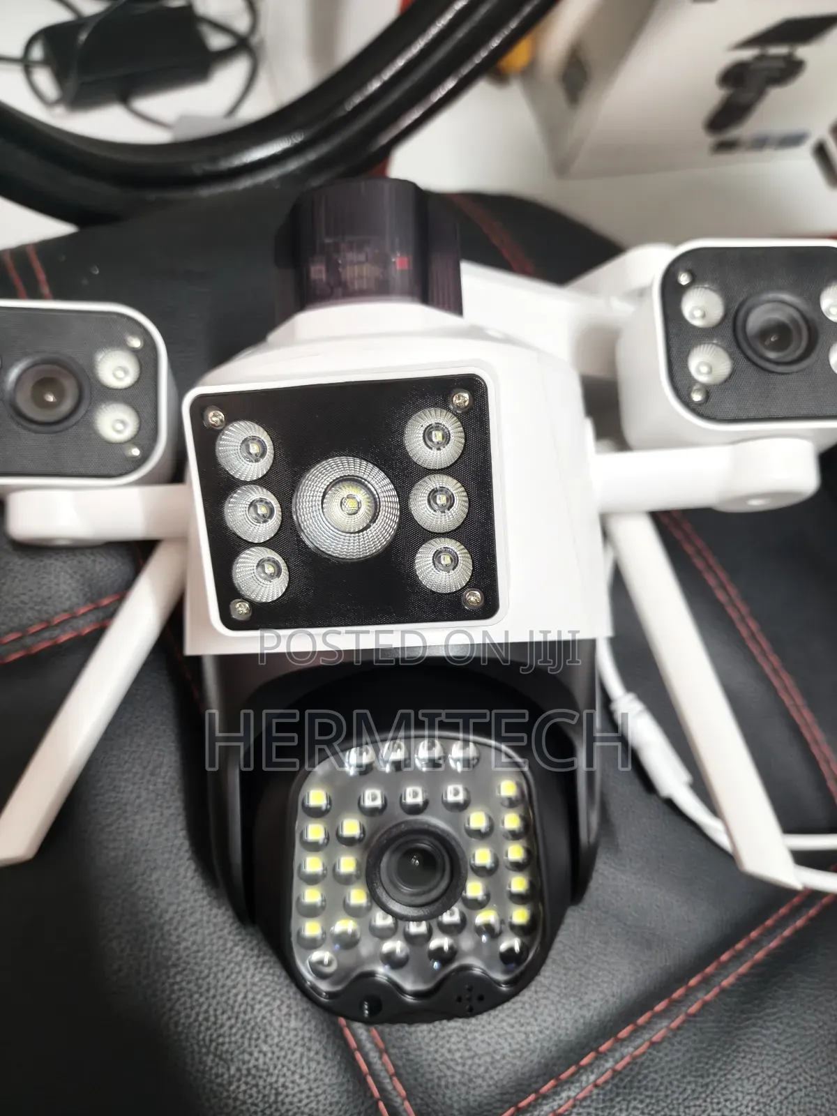 Fits Any Surveillance Need, Triple Lens 3 Screen 4g Electric Model