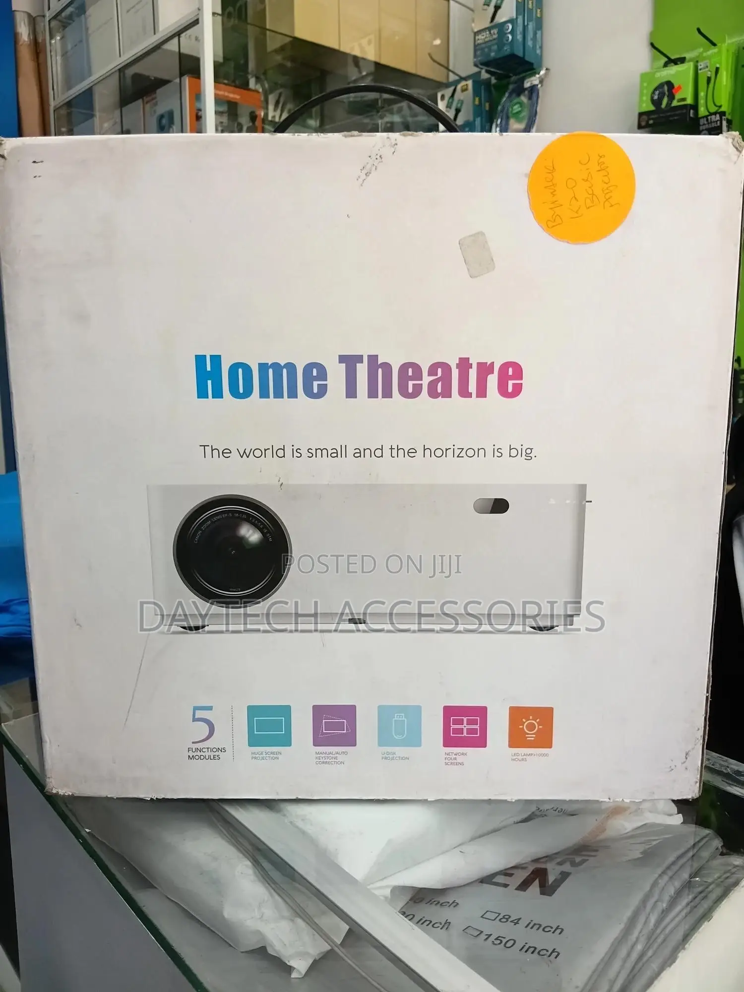 Byintek Home Theater Projector 1080p Wi-Fi Full Hd.