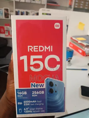 New Xiaomi Redmi 15C 4G 256 GB Black