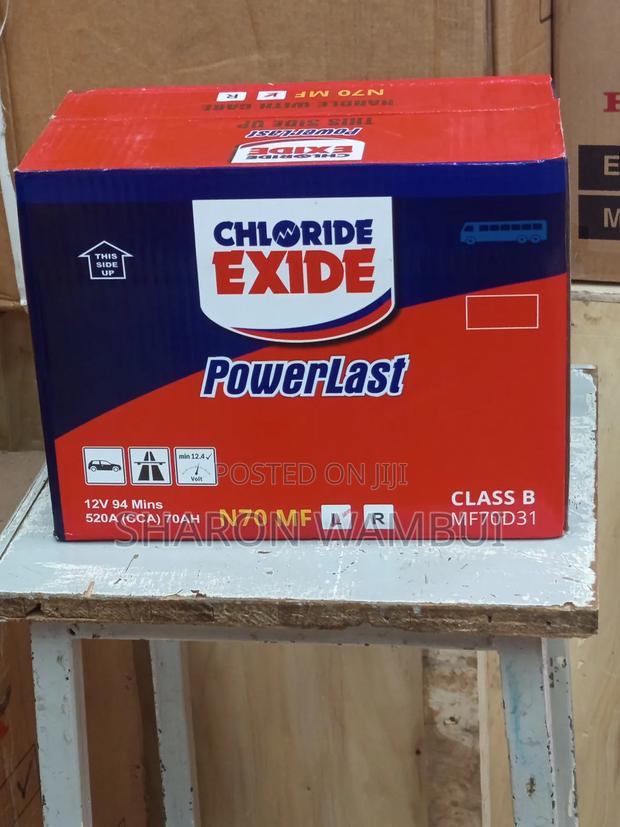Chloride Exide N70 Power Last/N70 Chloride Exide 520a