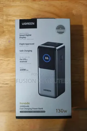 Ugreen Pb724 12000mah 100w Fast Charging Power Bank Ug-35526b