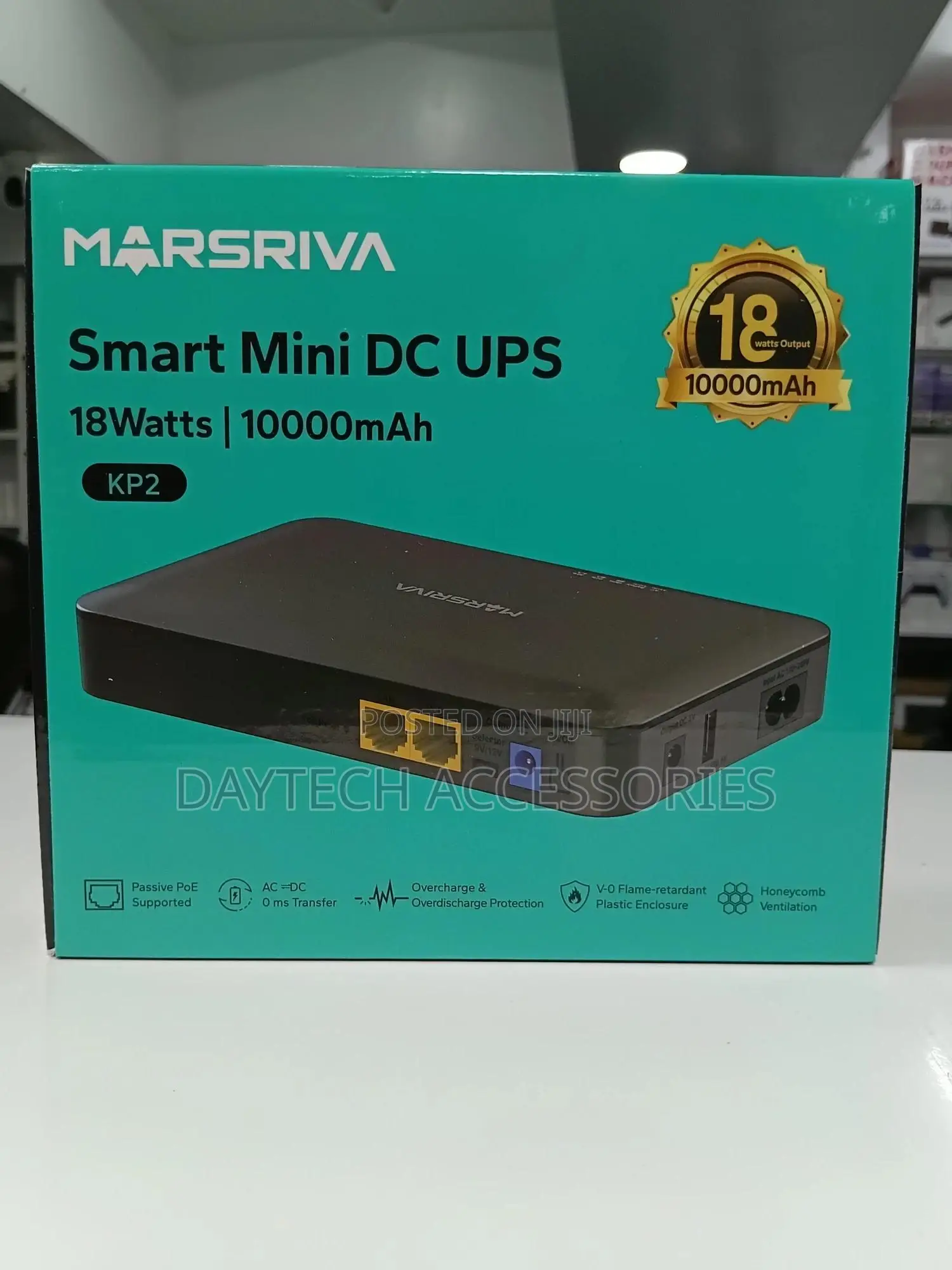 Marsriva Smart Mini Dc Ups for Routers Kp2 10000 Mah