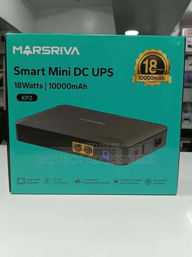 Marsriva Smart Mini Dc Ups for Routers Kp2 10000 Mah - thumbnail 2
