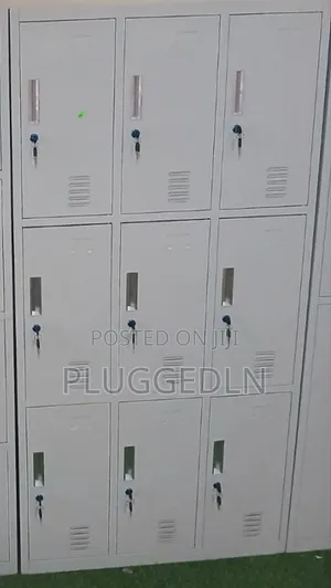 9-Door Metal Locker Cabinet.*