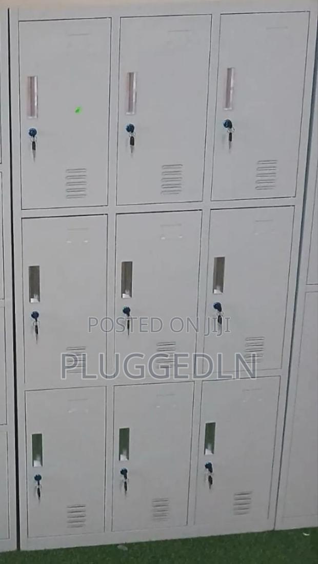 9-Door Metal Locker Cabinet.* - thumbnail 2