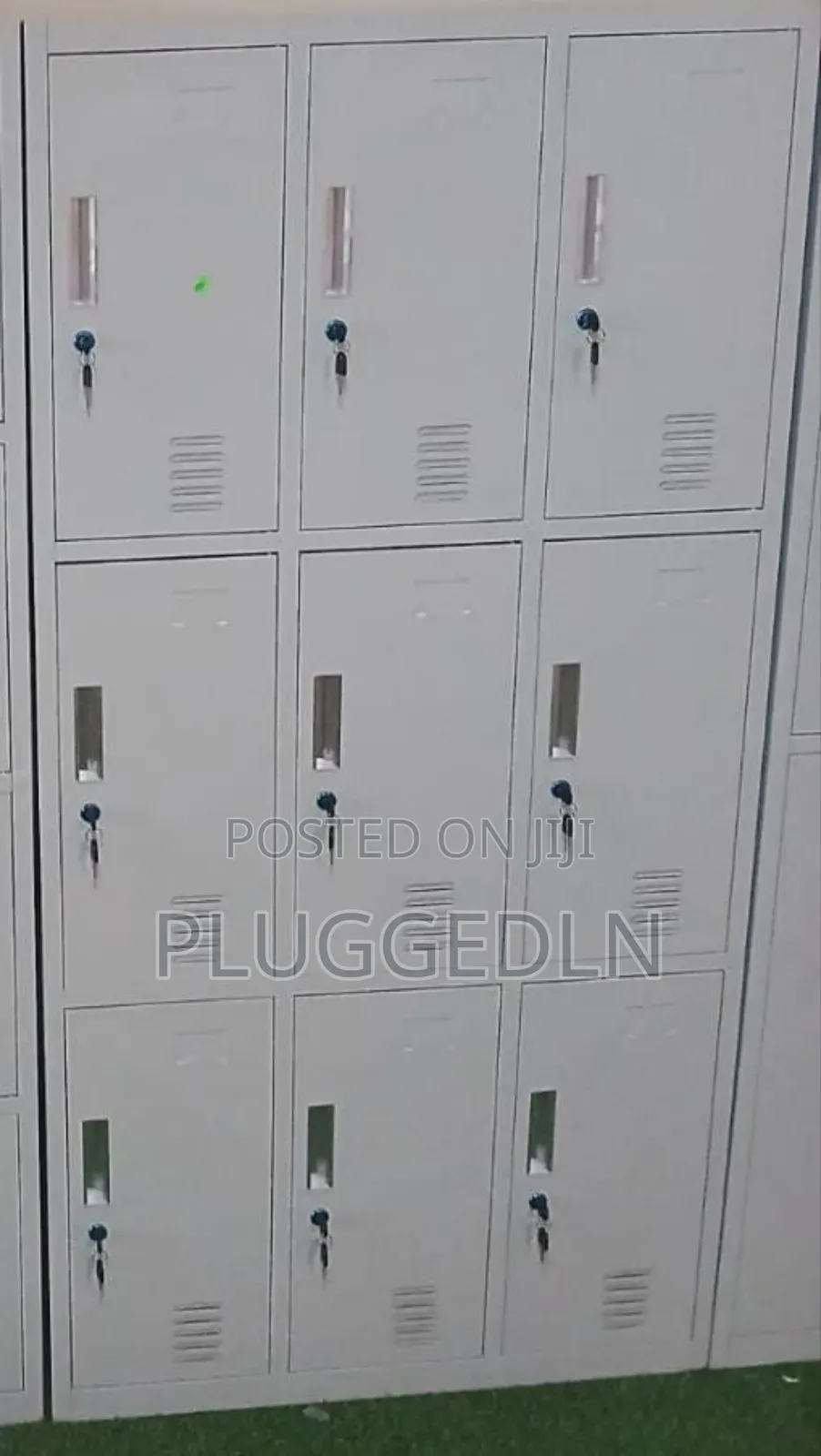 9-Door Metal Locker Cabinet.*