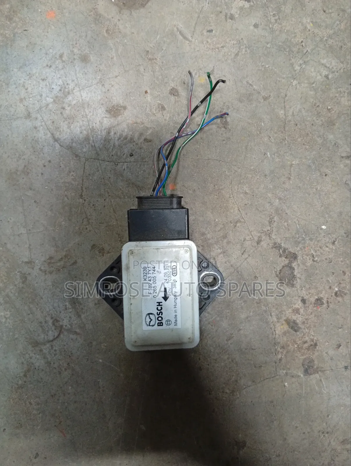 Yaw Rate Sensor Mazda Cx8